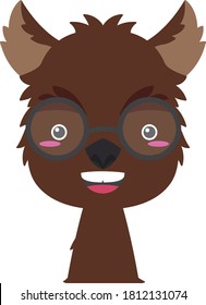 werewolf or wolf boy figure with facial gesture