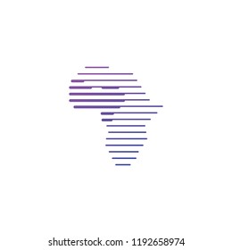 West Africa Tech Digital Logo Vector Icon