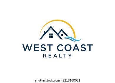 West Coast Home Logo Design