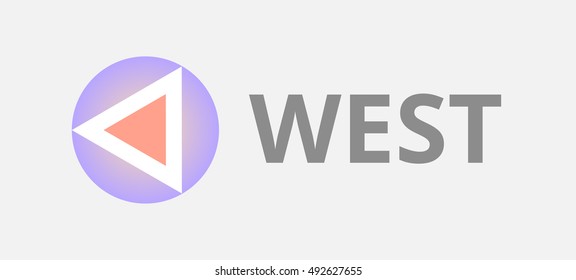 
west direction sign
