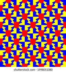 west flanders flag, seamless pattern. vector background
