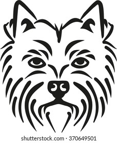 West Highland Terrier head