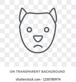 West Highland White Terrier dog icon. Trendy flat vector West Highland White Terrier dog icon on transparent background from dogs collection. High quality filled West Highland White Terrier dog symbol