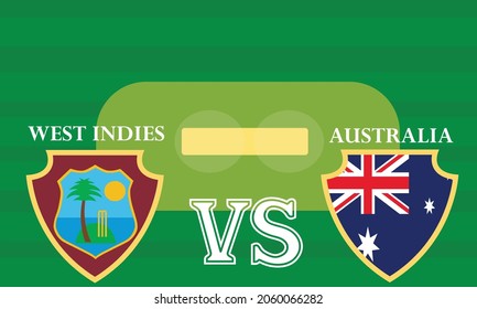 West Indies Vs Australia Cricket Championship Background