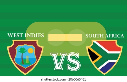 West Indies Vs South Africa Cricket Championship Background