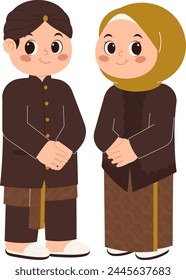 West Javanese Traditional Clothing Illustration