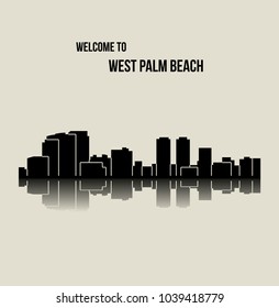 West Palm Beach, Florida ( City Skyline )