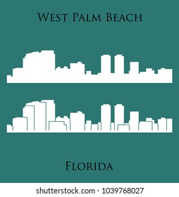 West Palm Beach, Florida ( City Skyline )