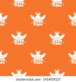 West pattern vector orange for any web design best