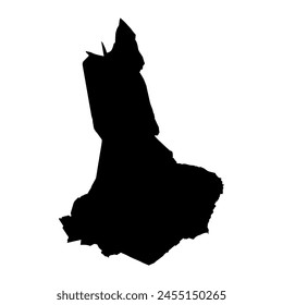 West Pokot County map, administrative division of Kenya. Vector illustration.