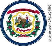 West Virginia Circle Flag, West Virginia Flag Icon