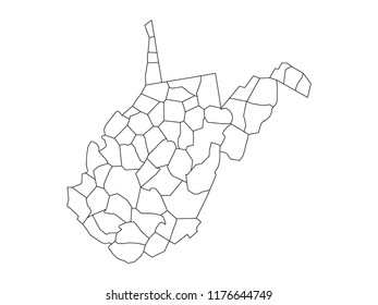 West Virginia County Map