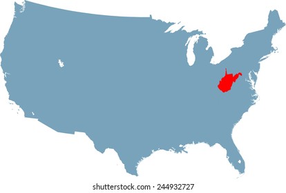 West Virginia Map