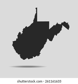 West Virginia map