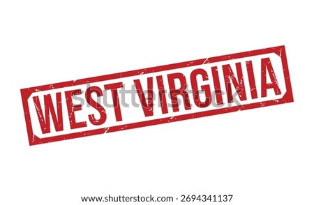 WEST VIRGINIA rubber stamp vector illustration on white background
