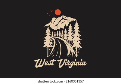 West Virginia Vintage Landscape Design