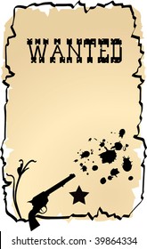 West Wanted Poster Vector Format Stock Vector (Royalty Free) 39864334 ...