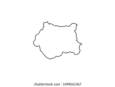 West Yorkshire On Map West Yorkshire County Outline Map England Stock Vector (Royalty Free)  1498561367 | Shutterstock