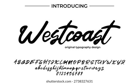 Westcoast - Elegant Script Font for Smooth Handwritten Design and Creative Typography