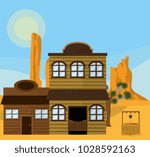 Wester shop with waterhole