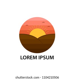 westerland logo template vector design icon