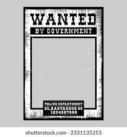 Westerm wanted poster template vector illustration design editable and resizable
