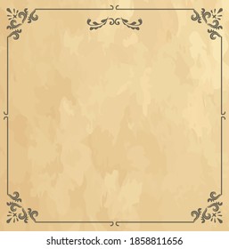 Western antique frame material set