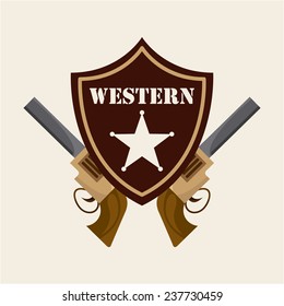 western banner design,vector illustration eps10 graphic 