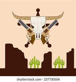 western banner design,vector illustration eps10 graphic 