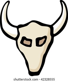 western cow skull