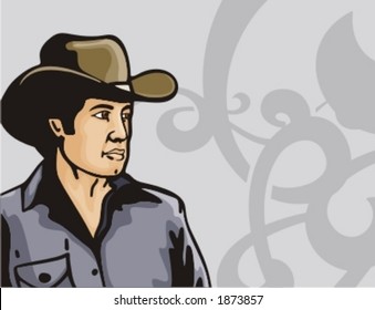 Western Cowboy Background Series.