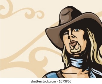 Western Cowboy Background Series.