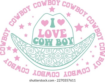 Western Cowboy Cowgirl SVG Vector Design  svg