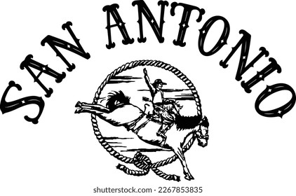 Western Cowboy Southern USA ranch wear Bull Cowboy Cowgirl Vintage Retro trend  t-shirt design Slogan Logo Graphic Vector. Tee shirt and apparel print in Rodeo style. T-shirt Vector illustration.