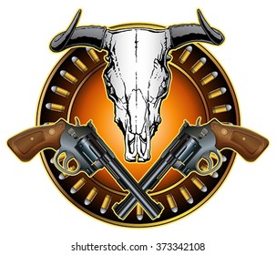 271 Cowboy skull cross bones Images, Stock Photos & Vectors | Shutterstock