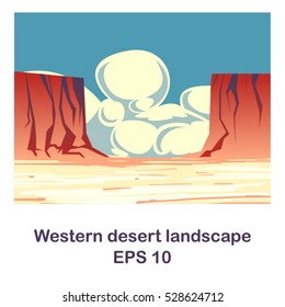 Western desert landscape.