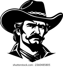 Western - High Quality Vector Logo - Vector illustration ideal for T-shirt graphic