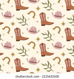 Western Pattern Design. Boho Print Texture. America Tribal Wallpaper. Western Pattern Background. Texas, Cowboy, Wild West Art. Western Vintage Graphic. Boho Sketch Applique. Vector Illustration.