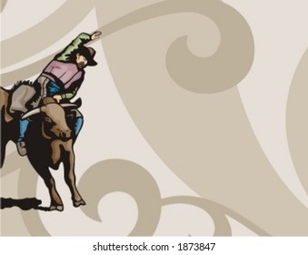 Western Rodeo Background Series.
