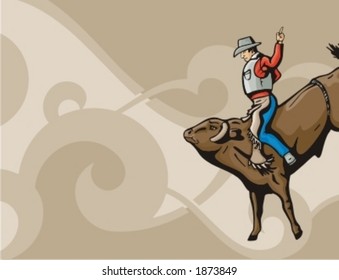 Western Rodeo Background Series.