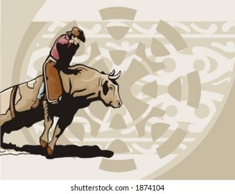 Western Rodeo Background Series.