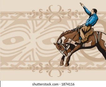 Western Rodeo Background Series.