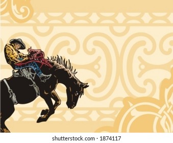 Western Rodeo Background Series.