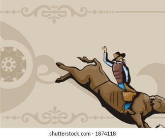 Western Rodeo Background Series.