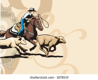 Western Rodeo Background Series.