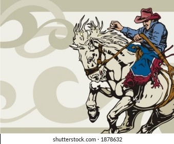 Western Rodeo Background Series.