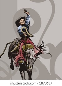 Western Rodeo Background Series.