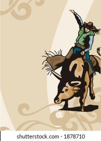 Western Rodeo Background Series.