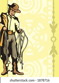 Western Rodeo Background Series.