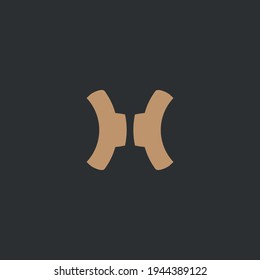  Western saloon door flat icon. Simple style retro bar symbol. Logo design element. T-shirt printing. eps10. Vector for sticker.
